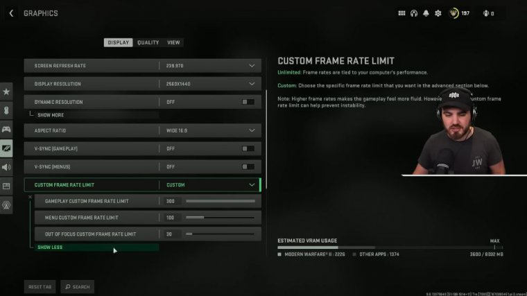 best warzone 2 settings for fps