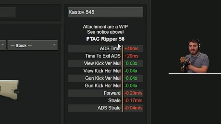 kastov 545 class setup