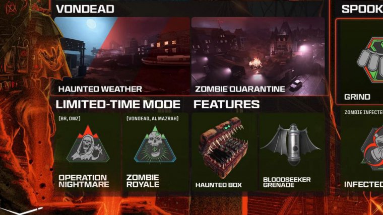 everything coming in the haunting event warzone