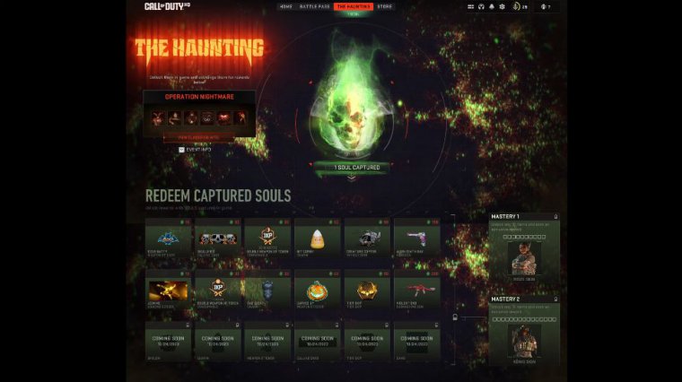 cod haunting update