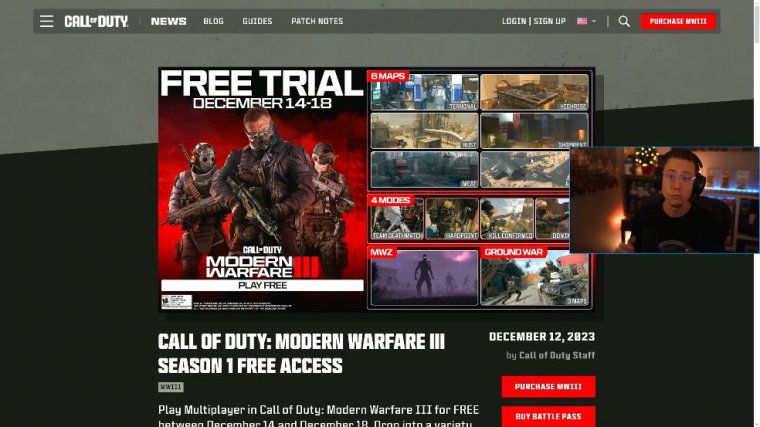 modern warfare 3 free access