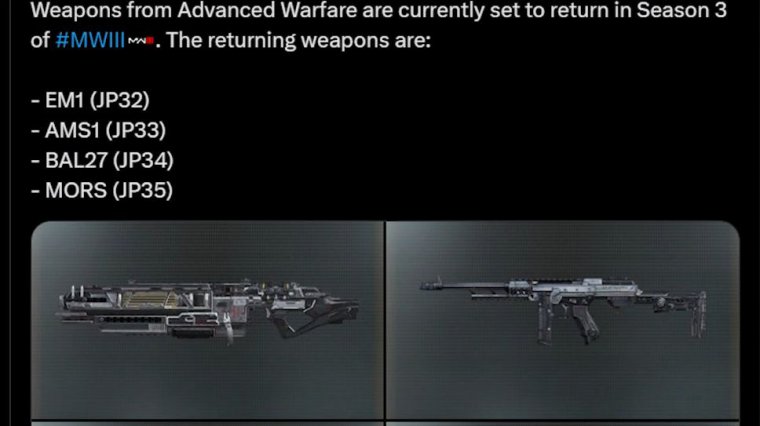 modern warfare 3 weapon leaks