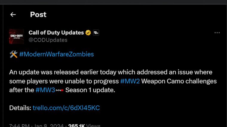 modern warfare 3 new update