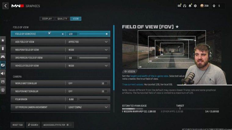 warzone settings for max fps