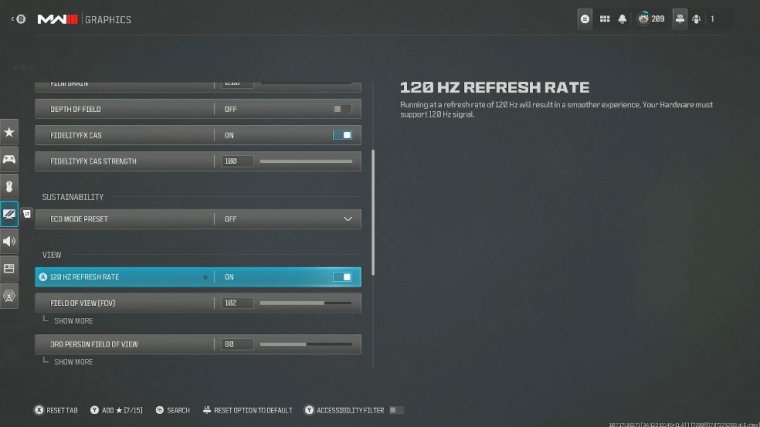 mw3 controller settings