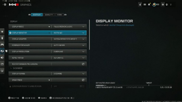best controller settings mw3