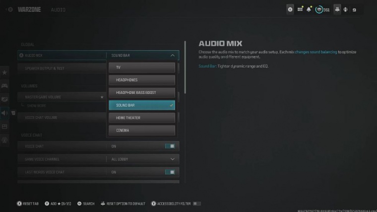 best audio settings