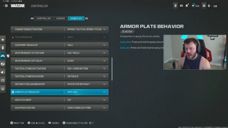 warzone 3 settings ps5