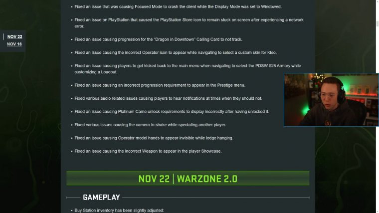 Warzone 2 1.11 update specific changes