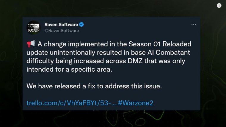 Will we get more fixes and changes in warzone 2 before the holiday?