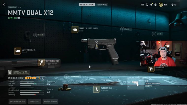 Best x12 pistol loadout in warzone 2