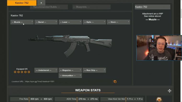 Replacing certain attachments maximize weapon control & save other stats