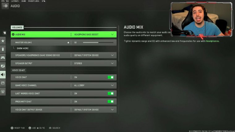 Best mw2 audio settings
