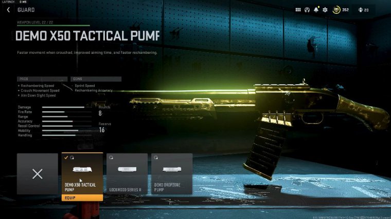 Demo x50 tactical pumi