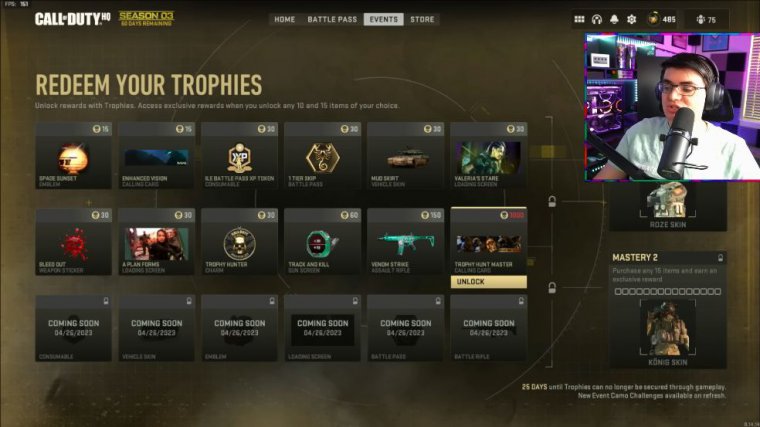 How to get trophies in the mw2 trophy hunt event