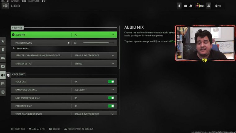 Best mw2 audio settings season 6