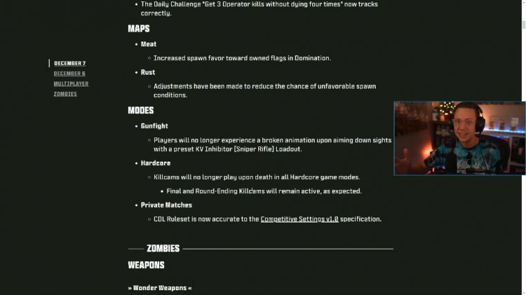 Modern warfare 3 zombies new update patch notes