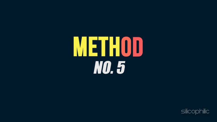 Method 5