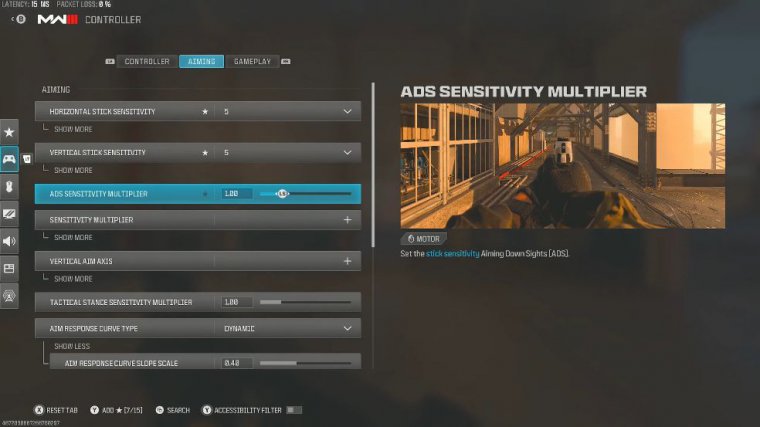 The best mw3 controller settings