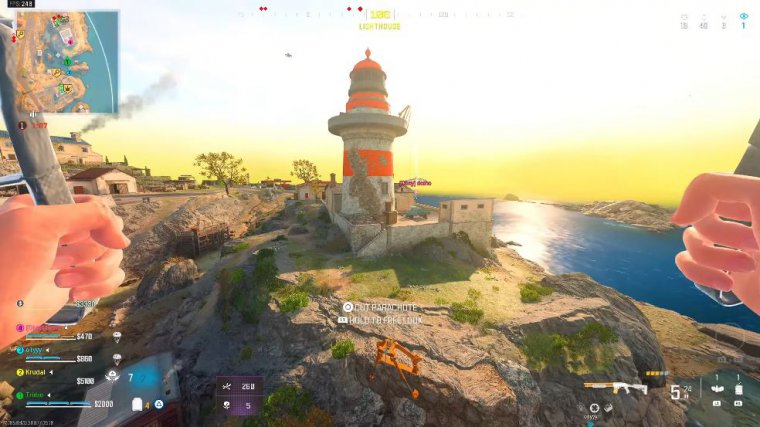 Activate lighthouse using gas canister