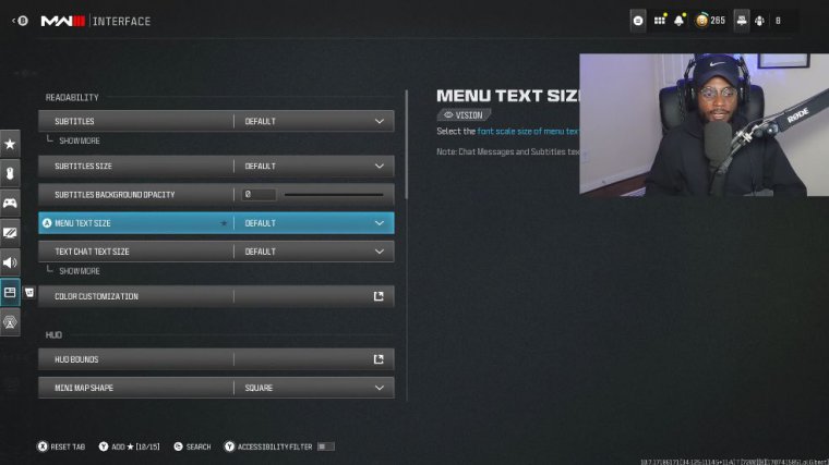 Mw3 best interface settings season 2