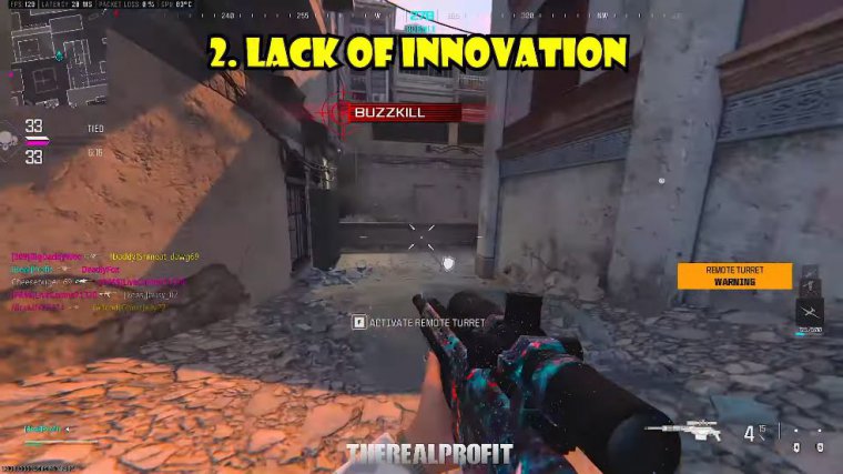 Lack of innovation in mw3