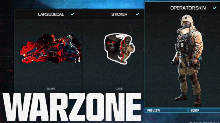 Free blueprint for warzone 4 year anniversary