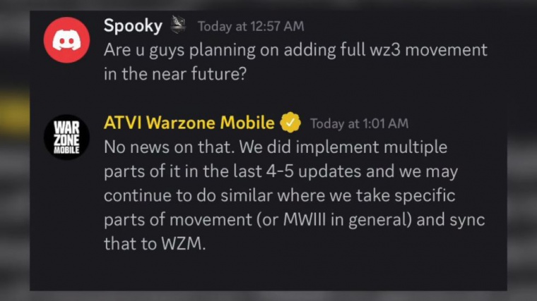 Warzone 3 movement coming to mobile