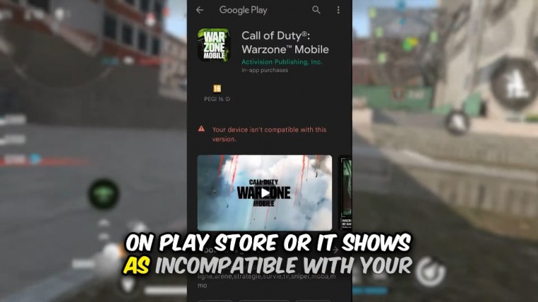 Download warzone mobile for incompatible devices
