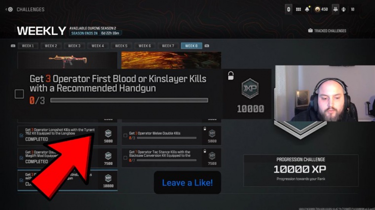3 first blood or kingslayer kills