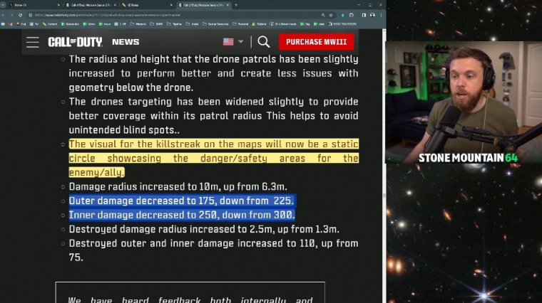 Killstreak changes