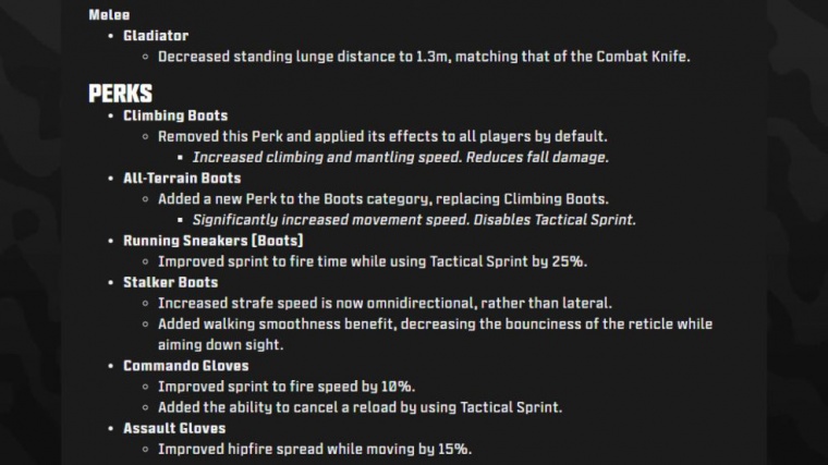 Zombies season 3 reloaded patch notes