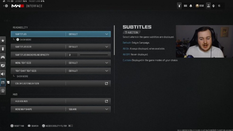 Best interface settings mw3 season 3