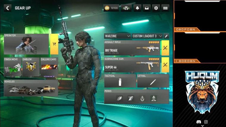 Warzone mobile mtz 556 & superi 46 loadout